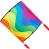 HQ Cylinder Kite Rainbow