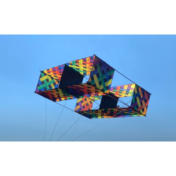 Latawiec HQ Hargrave Box Kite Rainbow Mesh - Sklep z latawcami