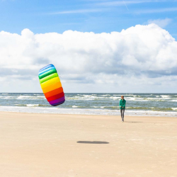 Latawiec HQ Symphony Beach III 2.5 Tęczowy - Sklep z latawcami