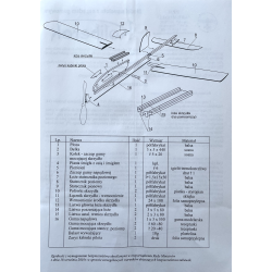 Koliberek - samolot z napędem gumowym - Sklep z latawcami