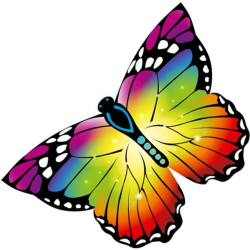 Latawiec HQ Butterfly Kite Rainbow - Sklep z latawcami