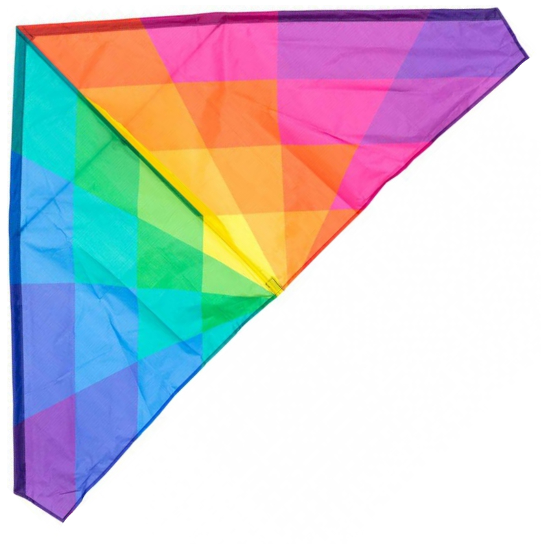 Latawiec HQ Delta Rainbow 140cm - Sklep z latawcami