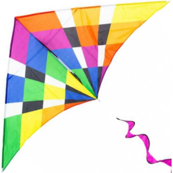 Latawiec HQ Delta Rainbow Checker 2m - Sklep z latawcami