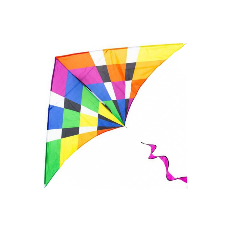 Latawiec HQ Delta Rainbow Checker 2m - Sklep z latawcami