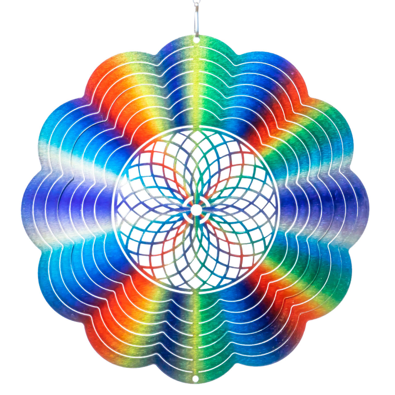 RAINBOW FLOWER ORNAMENT