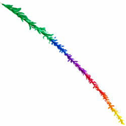 Ogon HQ Fringe Tail Rainbow 7m - Sklep z latawcami
