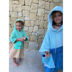 Wave Hawaii Cotton Velours Ponchini Dropsi XXS