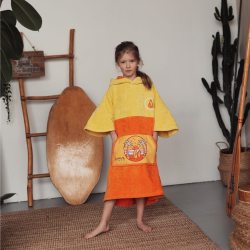 Wave Hawaii Cotton Velours Poncho Beach XS