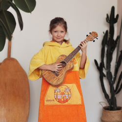 Wave Hawaii Cotton Velours Poncho Beach XS