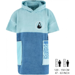 Wave Hawaii Cotton Velours Poncho Maxi XS