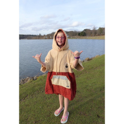 Wave Hawaii Cotton Velours Poncho Dunas XS