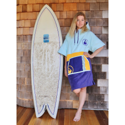 Wave Hawaii Cotton Velours Poncho Maneiro S