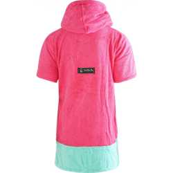 Wave Hawaii Cotton Velours Poncho Pink Wave XS