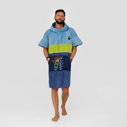 Wave Hawaii Cotton Velours Poncho Kapalua L