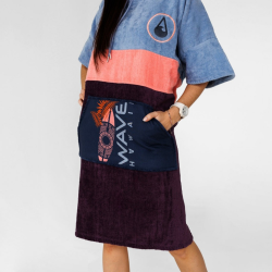 Wave Hawaii Cotton Velours Poncho Kiholo M