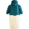 Wave Hawaii Cotton Velours Poncho Petrol M