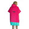 Wave Hawaii Cotton Velours Poncho Pink Wave S