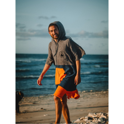 Wave Hawaii Zip Poncho Cotton Shany L