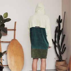 Wave Hawaii Zip Poncho Cotton Velours Longsleeve Pattaya L