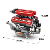 MOC Simulation V-Shaped Eight-Cylinder - Engine Kit