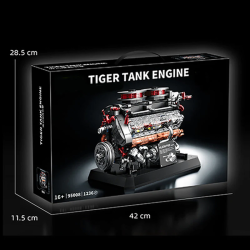 MOC Military Tiger Tank Engine Kit