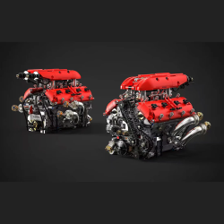 MOC Ferrari V8 DOHC - Engine Kit