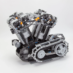 MOC Milwaukee-Eight V-Twin OHV 8V Engine Kit
