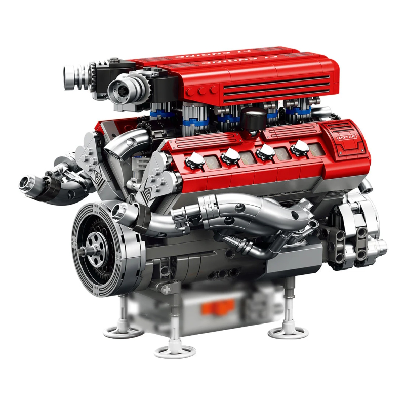 MOC Simulation V-Shaped Eight-Cylinder - Engine Kit