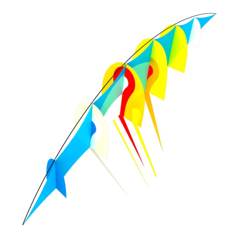 HQ Hoffmanns Bow Kite Sea Breeze