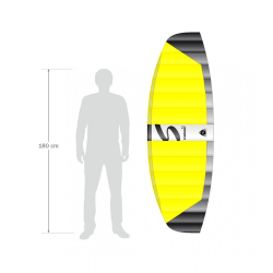 Latawiec HQ SYMPHONY PRO 2.2 Neon Yellow - Sklep z latawcami